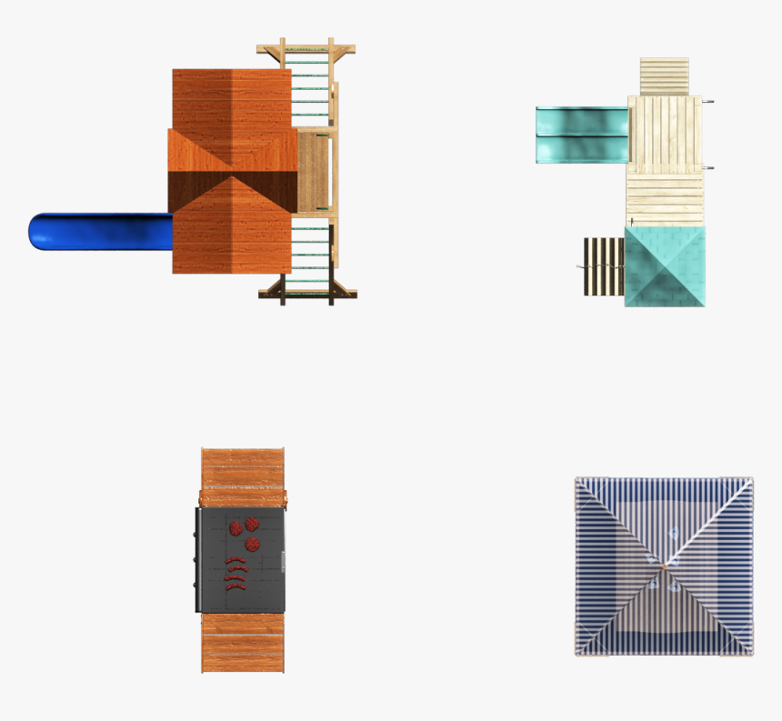 Muebles De Jardin En Planta, HD Png Download