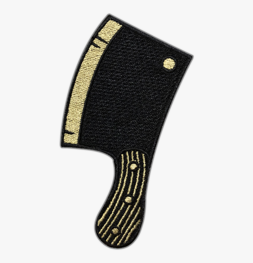 Black/gold Cleaver Patch By Seventh - Emblem, HD Png Download