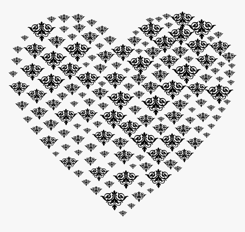 Gold Heart Desktop Wallpaper Clip Art - Design For Borders Circle, HD Png Download