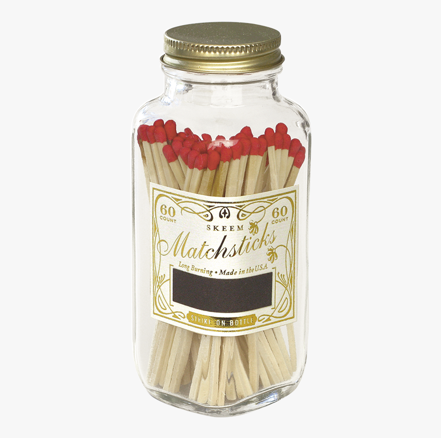 Matchstick Jar From Skeem Design - Matches For A Bathroom, HD Png Download
