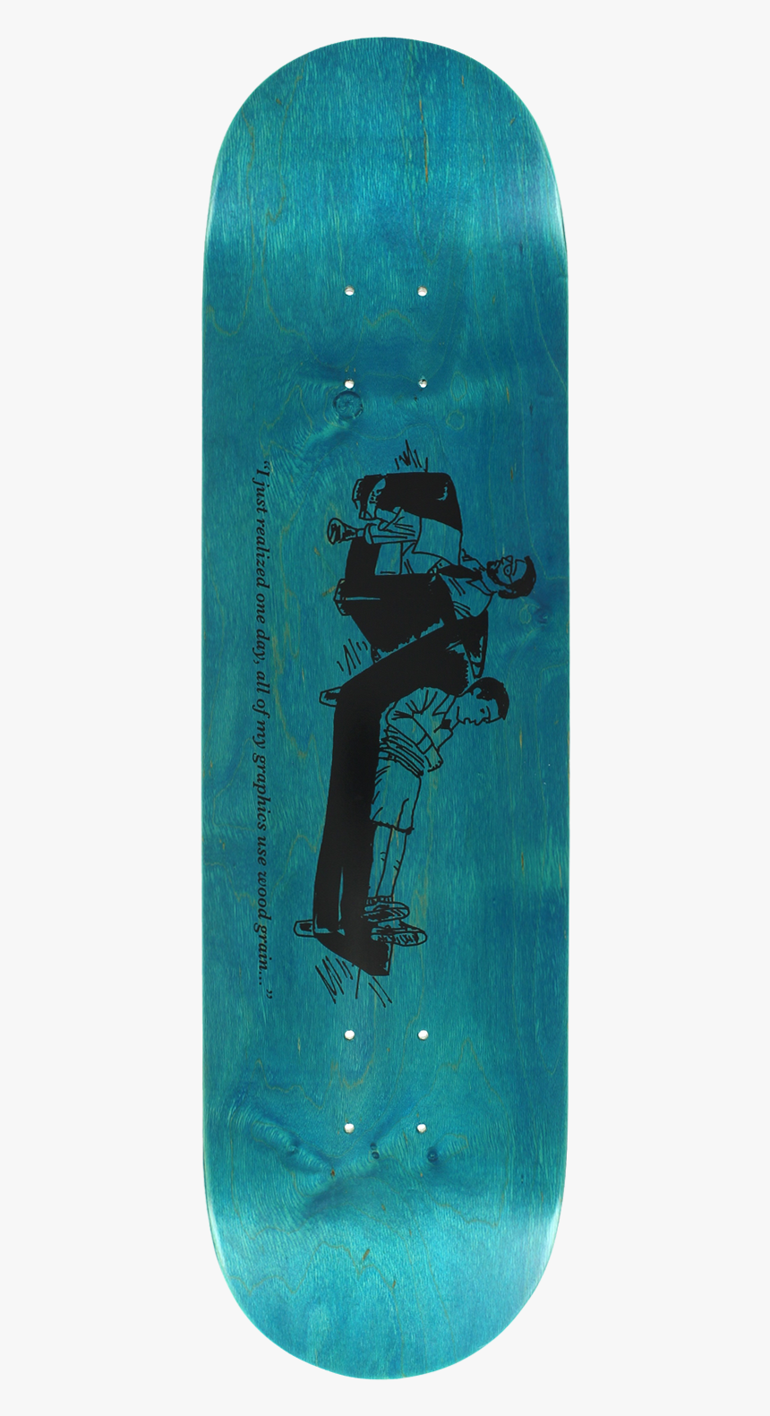 Chocolate Hsu Woodgrain Skateboard Deck, HD Png Download