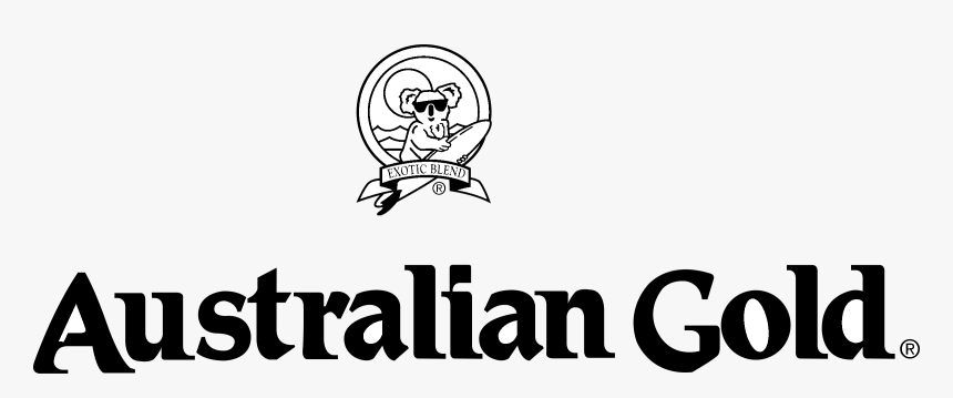 Australian Gold Logo Black And White - Australian Gold, HD Png Download