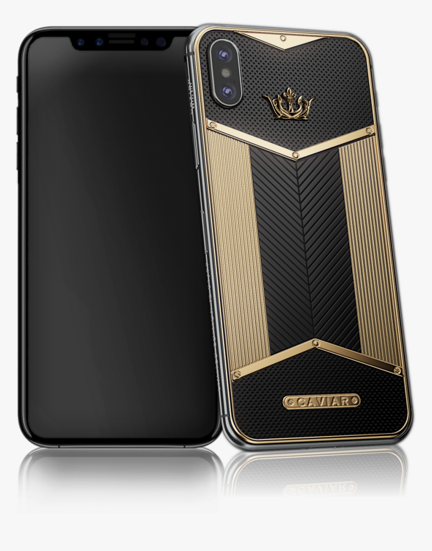 Caviar Iphone X Black Gold Sides X-edition, HD Png Download