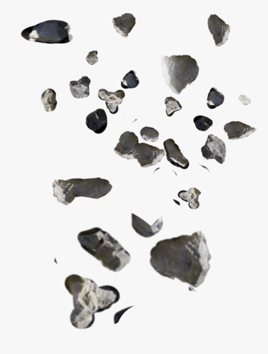 #falling #rocks #stones - Igneous Rock, HD Png Download , Transparent