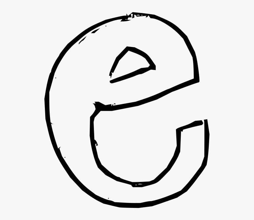 E Is For Egg Clip Art Download - Letter With E Transparent Background, HD Png Download