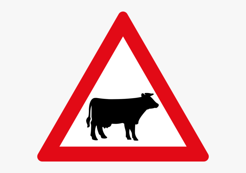 Transparent Falling Rocks Png - Road Signs For Animals, Png Download
