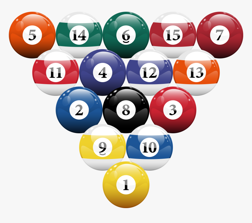 Billiard Ball Png Image - Pool Balls Transparent Background, Png Download
