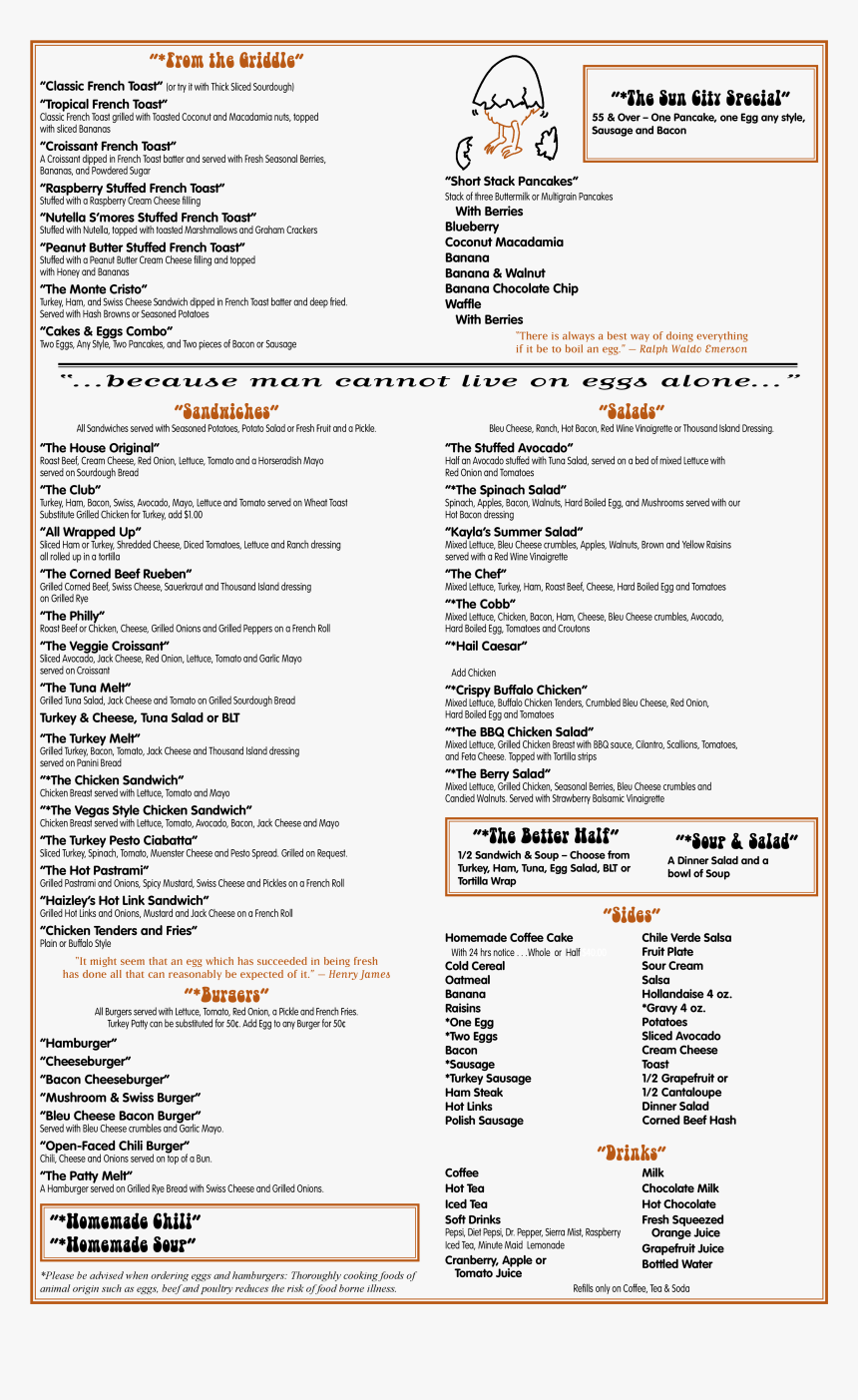 The Restaurant Information Including The The Cracked, HD Png Download