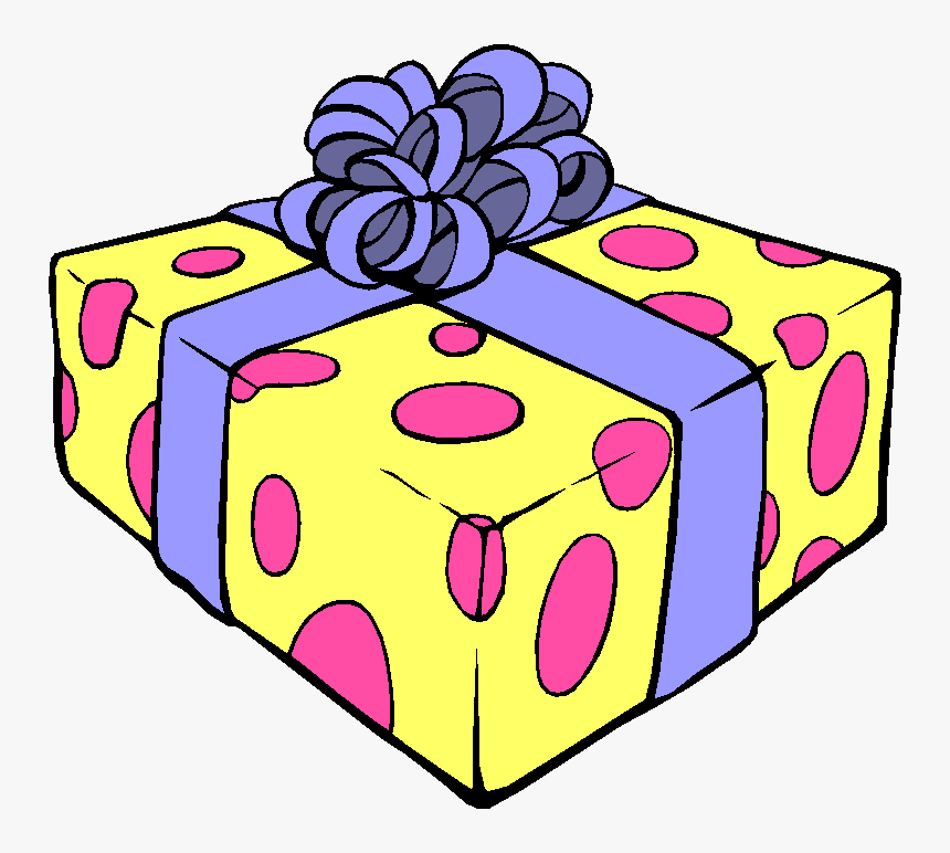 Com Que Presente Eu Vou - Birthday Present Clipart, HD Png Download