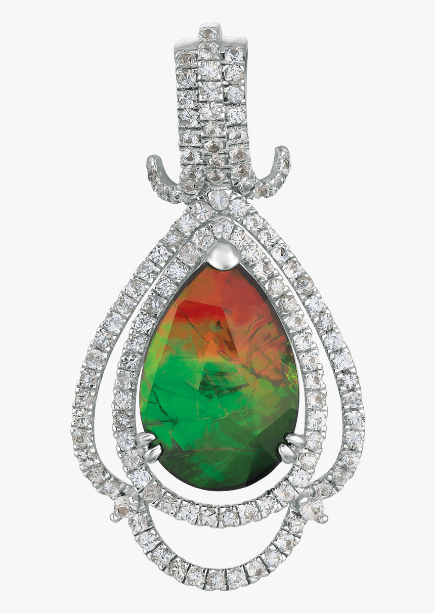 Sapphire Sterling Silver Teardrop Alexandria Pendant - Pendant, HD Png Download