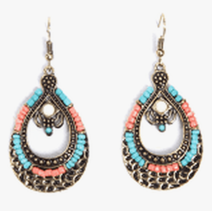 Attitude Teardrop Bead Earring - Earrings, HD Png Download