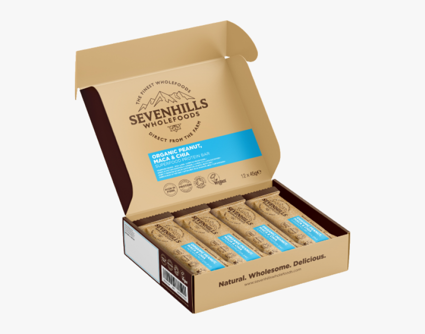 Sevenhills Wholefoods Organic Peanut Maca & Chia Superfood - Carton, HD Png Download