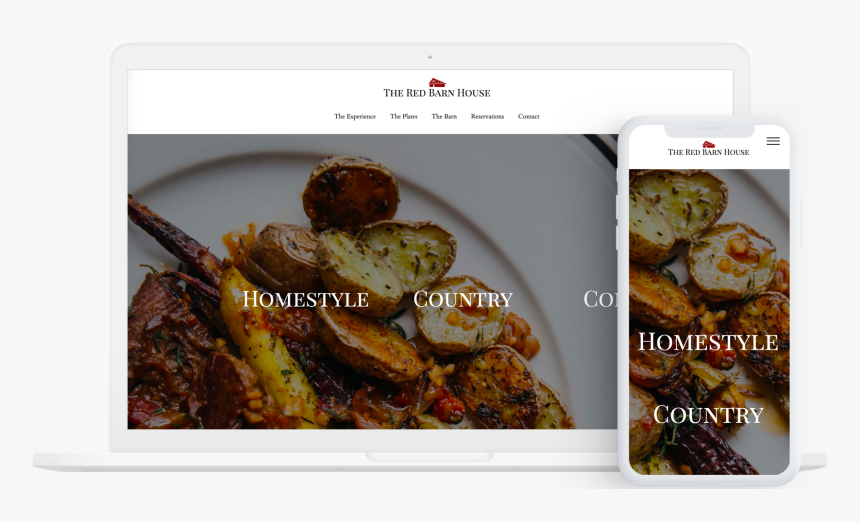 Restaurant Website Template - Web Design, HD Png Download