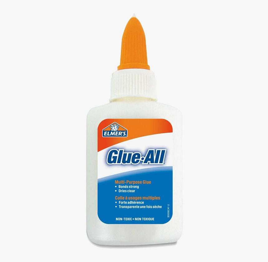 Download Elmer S Glue All Adhesive - Plastic Bottle, HD Png Download