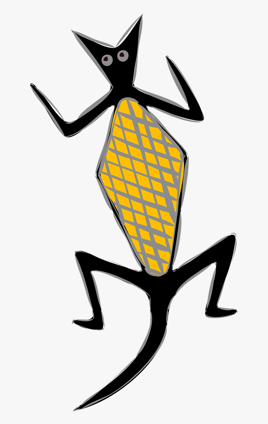 Abstract Lizard Clip Art, HD Png Download