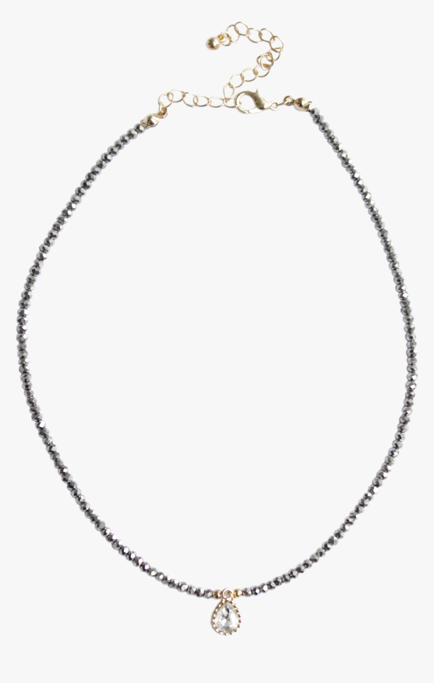 Raindrop Clipart Teardrop Shape - Necklace, HD Png Download