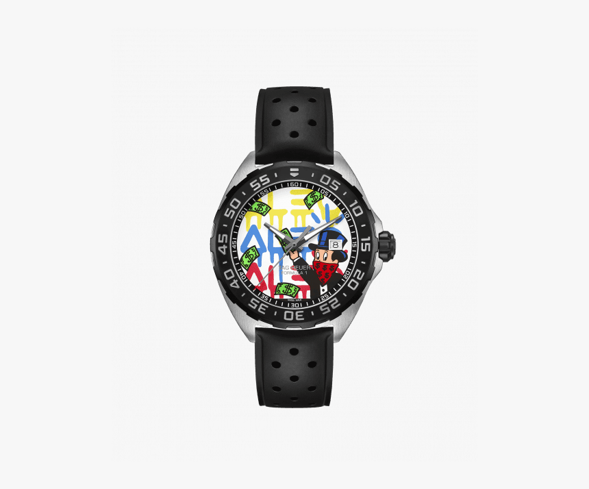 Transparent Cartoon Watch Png - Tag Heuer Alec Monopoly, Png Download
