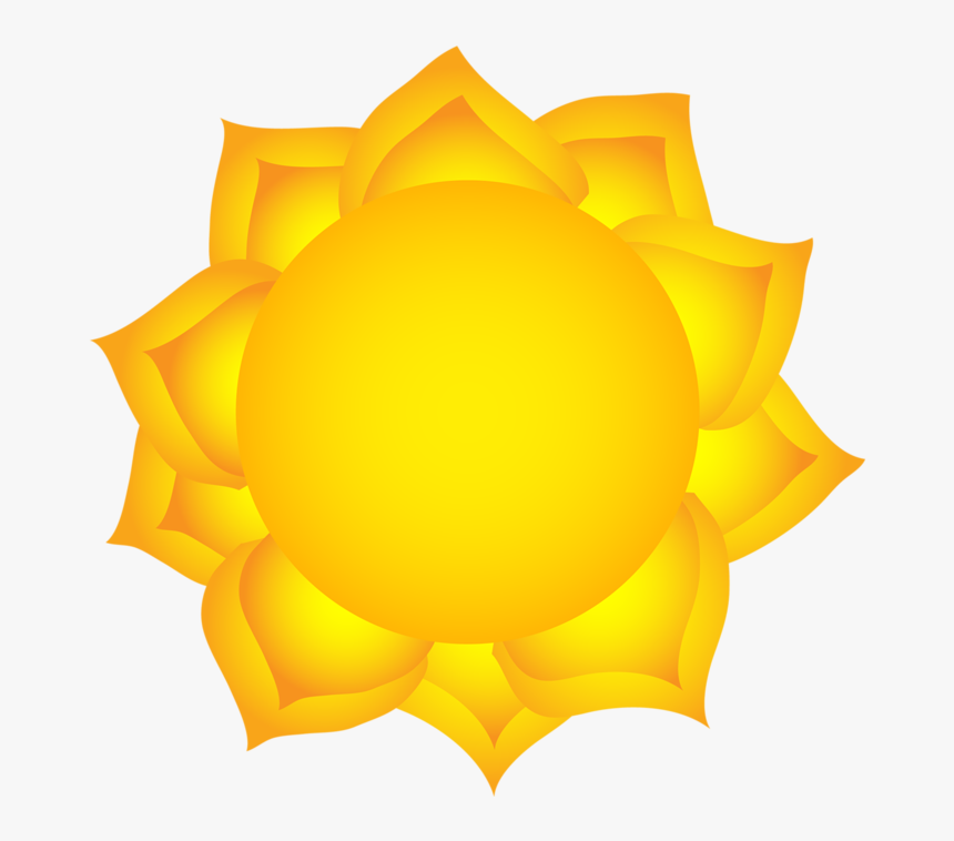 Yellow Sun Png Download - Sunflower, Transparent Png