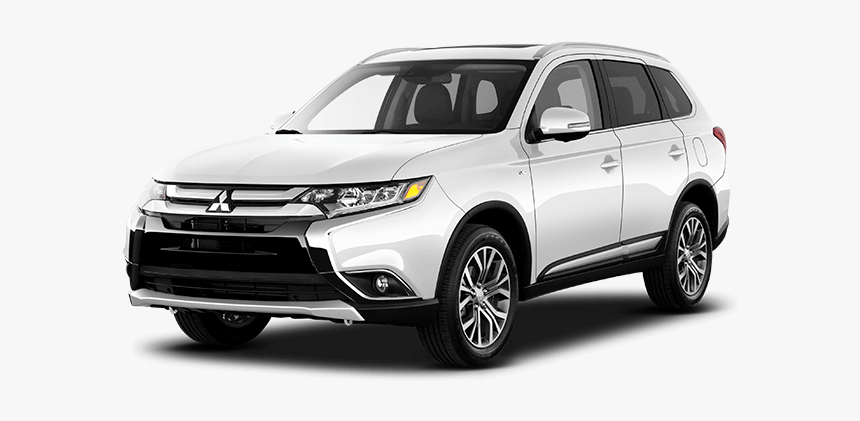 2018 Mitsubishi Outlander In Diamond White Pearl - Mitsubishi Outlander, HD Png Download