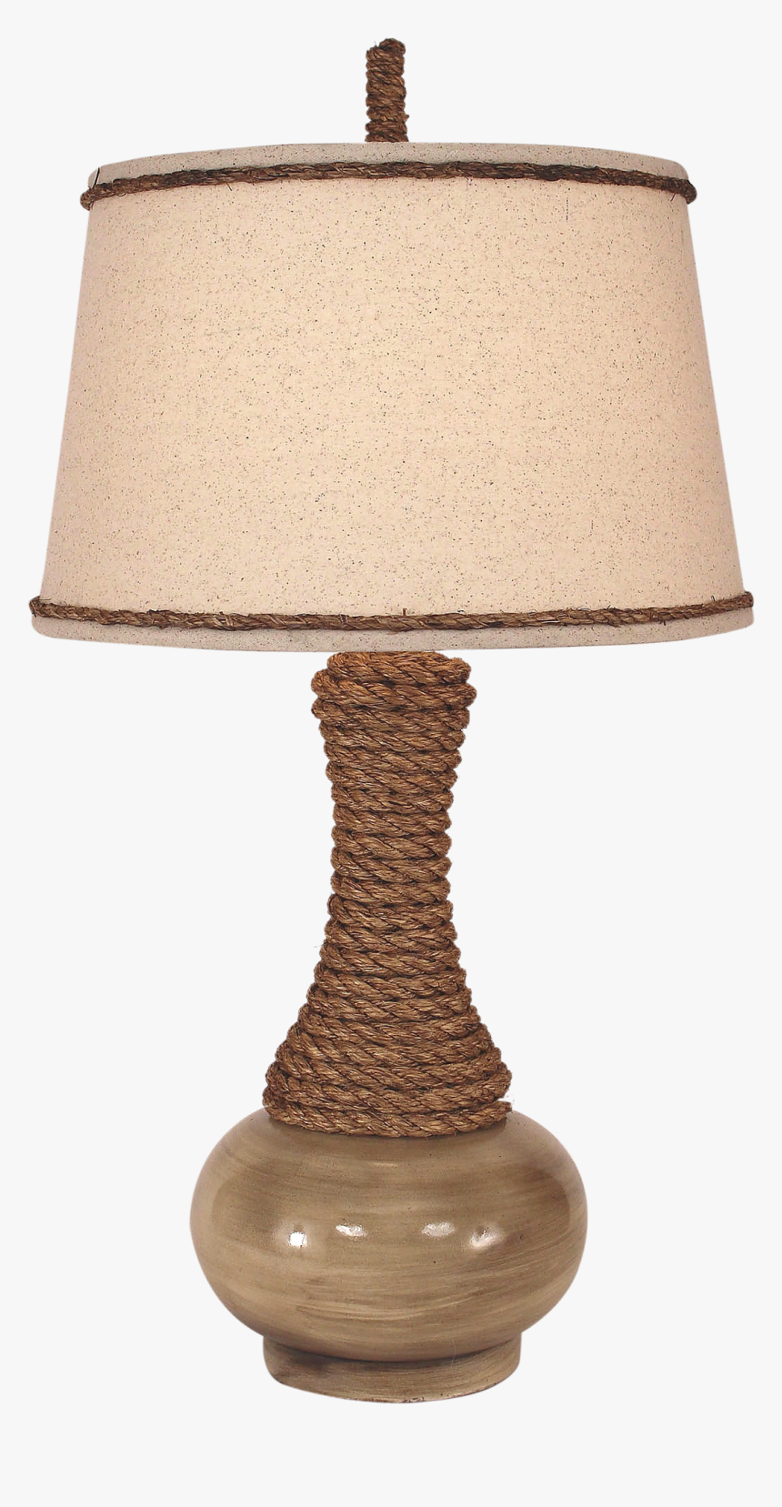 Cottage Glaze Aladdin Table Lamp W/ Rope - Lamp, HD Png Download