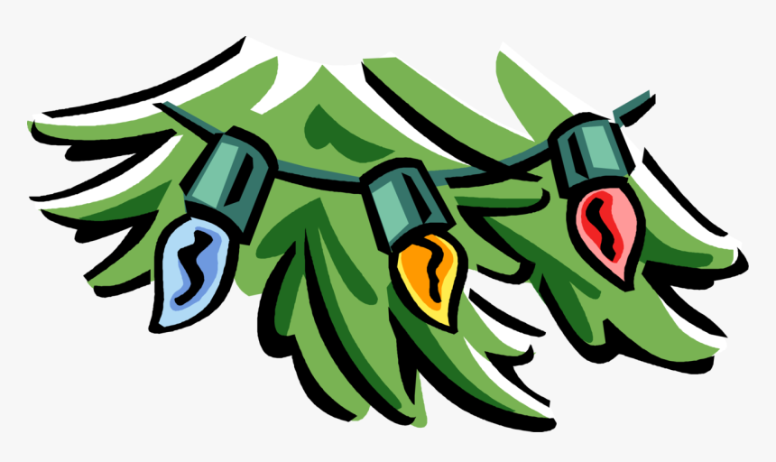 Transparent Christmas Lights Vector Png - Illustration, Png Download