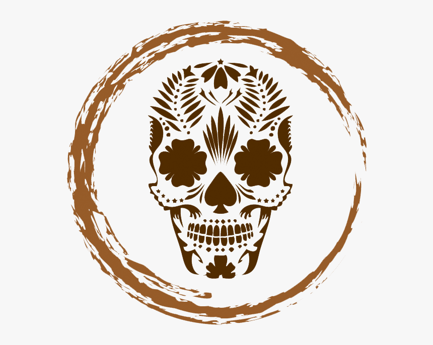 Transparent Alas Negras Png - Day Of The Dead Stencil, Png Download