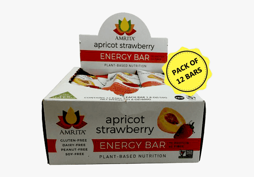 Amrita Superfood Apricot Strawberry Bars - Fruit Cake, HD Png Download