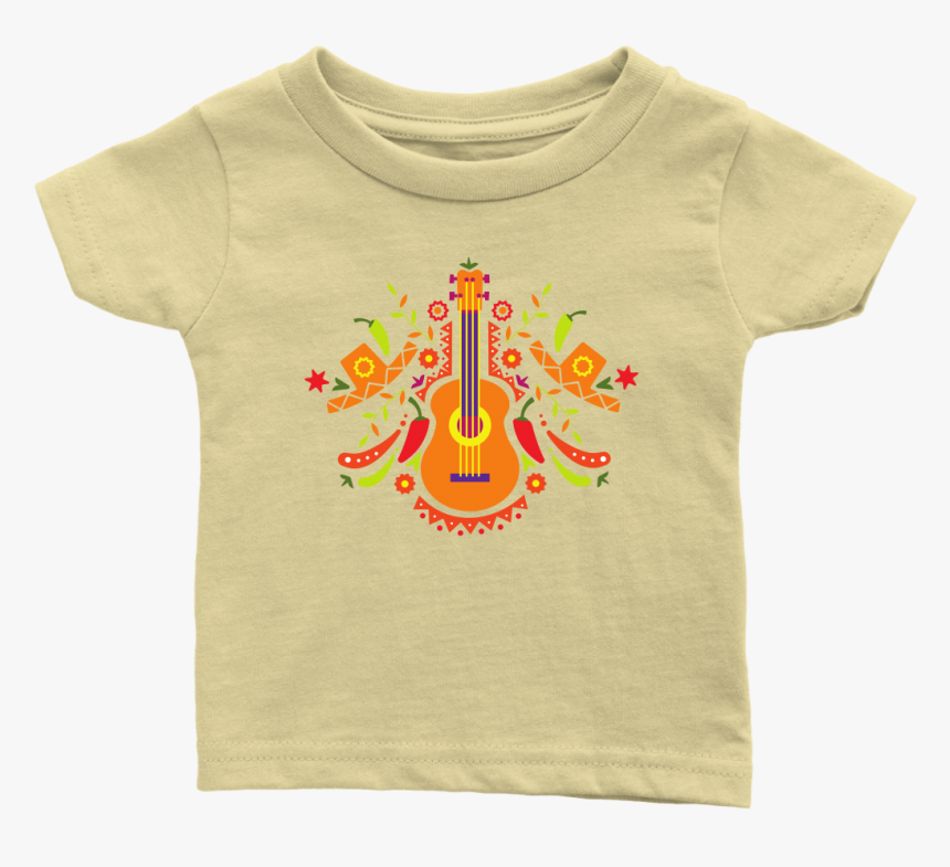 Chili Tex Mex Acoustic Guitar Infant T-shirt - T-shirt, HD Png Download
