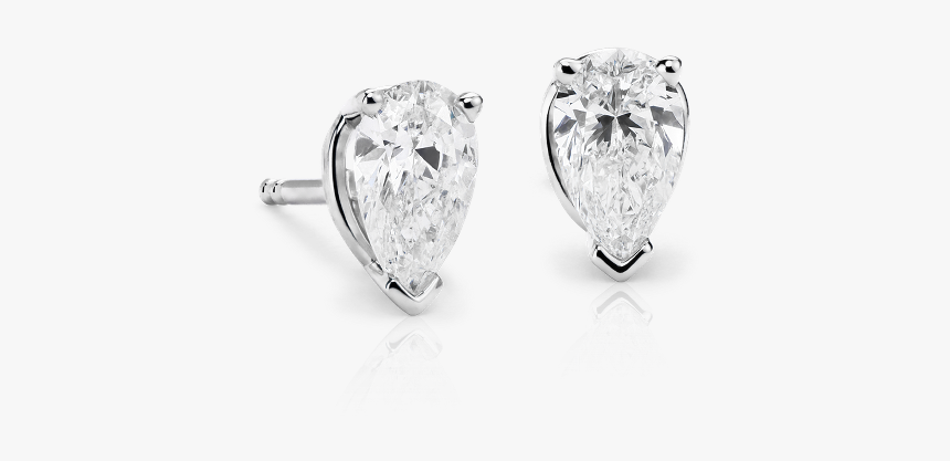 Pear Cut Diamond Studs - Diamond, HD Png Download