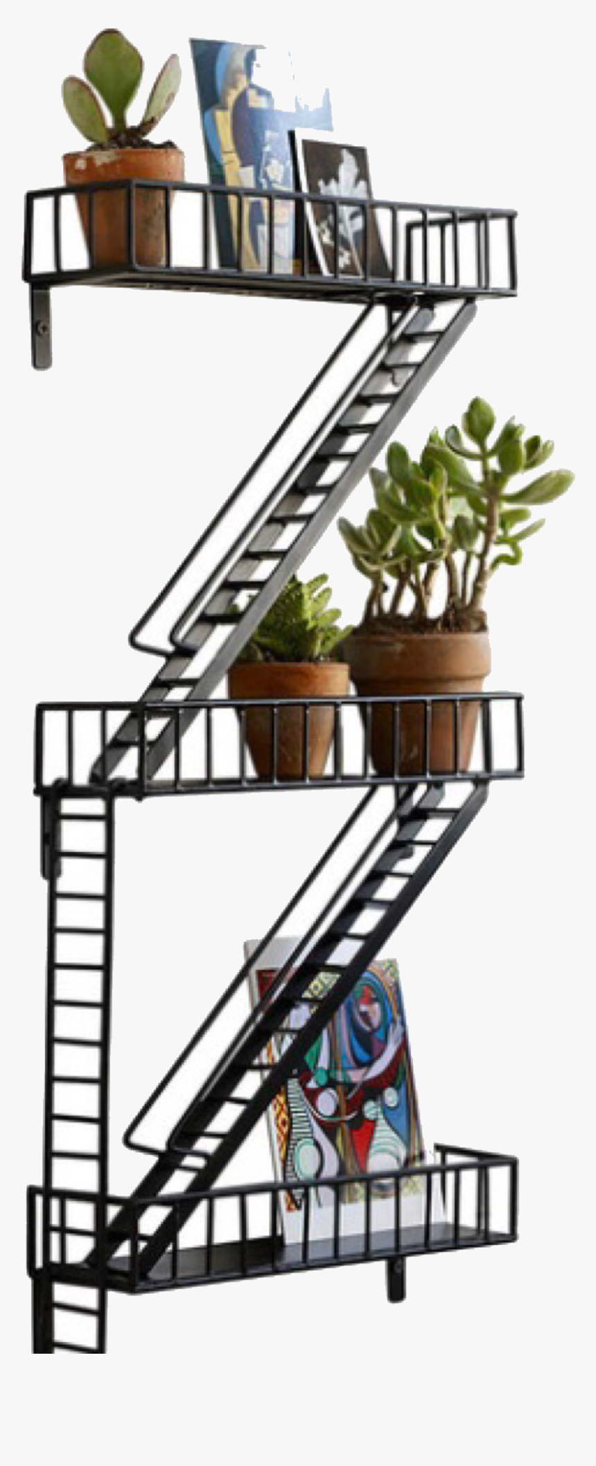 Fire Escape Shelves, HD Png Download