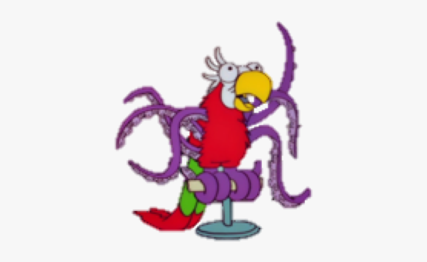 Clip Art Epilogue Of Inventions And Children During - Octopus And A Parrot, HD Png Download