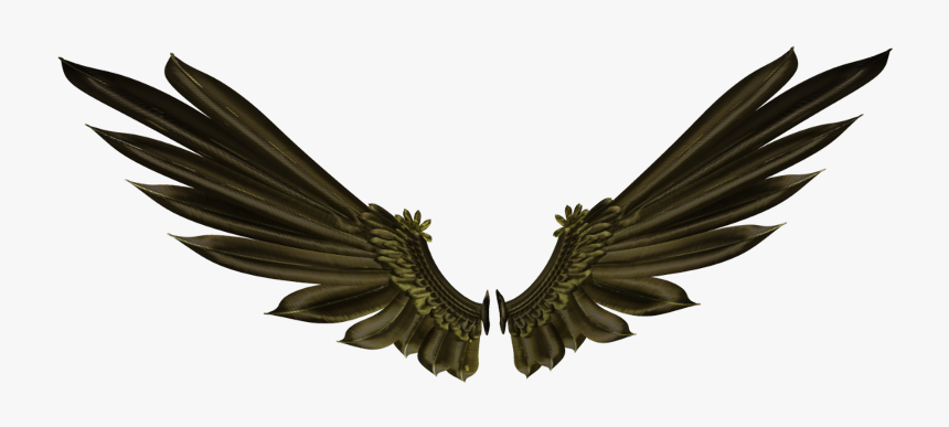 Asas Wings Black Negras Freetoedit - Transparent Background Raven Png, Png Download