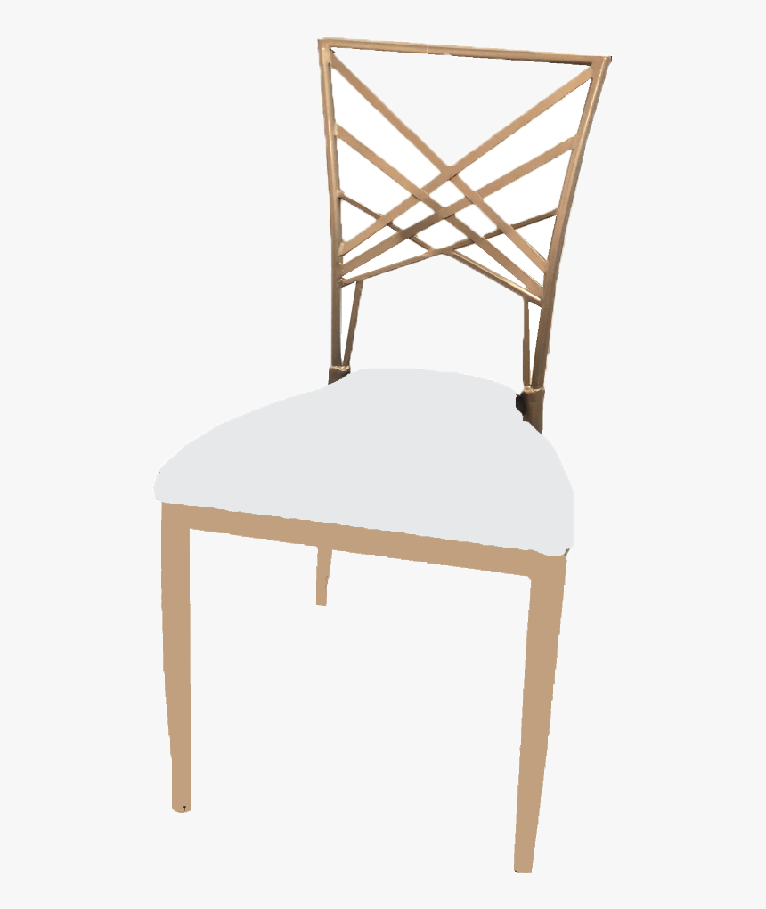 Champagne Gold Metal Chair - Tiffany Chairs, HD Png Download