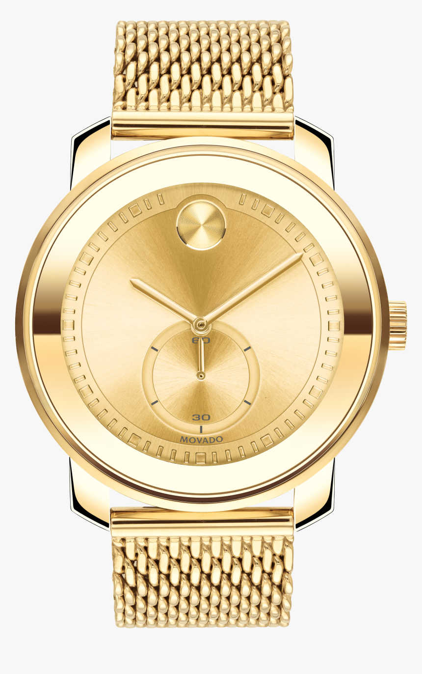 Movado Bold Metal - Gold Movado Watch, HD Png Download