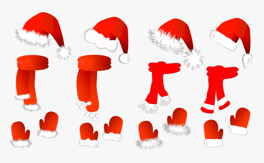 Picture Transparent Download Claus Sombrero De La Bufanda, HD Png Download