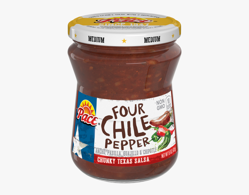 Pace Four Chile Pepper Salsa 15 Oz, HD Png Download