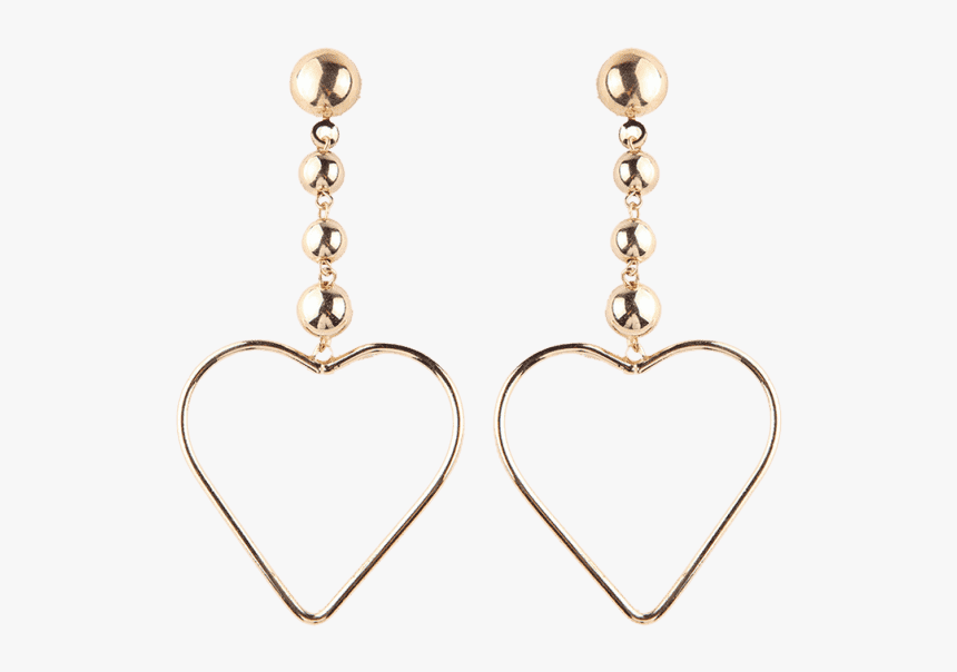 Pendientes De Corazon Png, Transparent Png