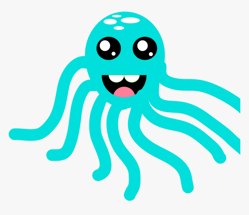 Marine Invertebrates,line Art,turquoise, HD Png Download