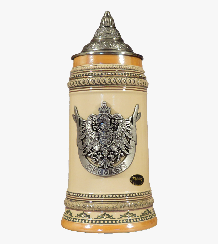 Gutsherren With Metal German Crest & Lid 
title Beer - Brass, HD Png Download