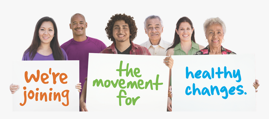 Group Of People Holding Signs That Say - Terra Aventura, HD Png Download