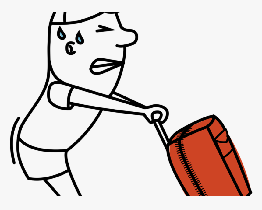 Transparent English Grammar Clipart - Koffer Schleppen, HD Png Download