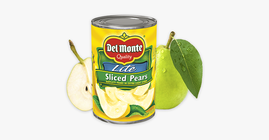 Sliced Pears - Lite - Delmonte Pear Halves, HD Png Download