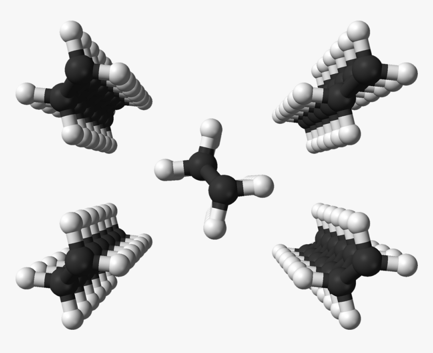 Polyethylene Xtal View Down Axis 3d Balls Perspective - Polyethylene, HD Png Download