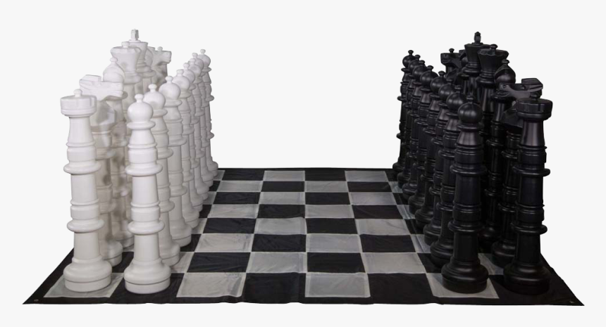 Megachess 49 Inch Giant Plastic Chess Set - Chess, HD Png Download