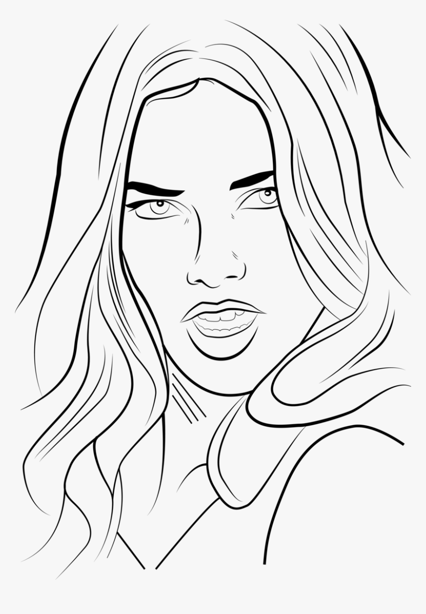 Transparent Lineas Negras Png - Line Art, Png Download