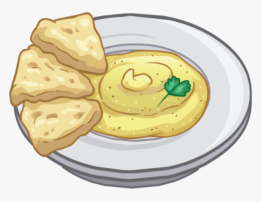 Hummus Png - Hummus And Pita Clipart, Transparent Png