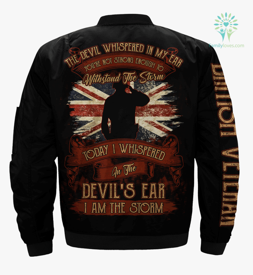 The Devil Whispered In My Ear I Am The Storm Veteran - If You Don T Fight For What You Want Don T Cry For, HD Png Download