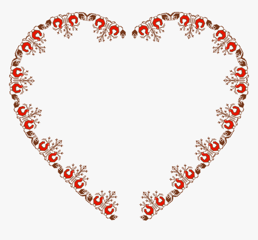 Heart Photo Frame Clipart, HD Png Download