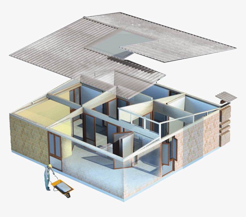 Transparent 3d Grid Png - Casa E Construcao Infografico, Png Download