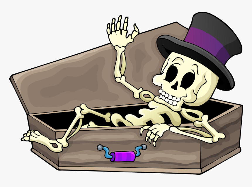 Cosas En Calaverita Transparent Background - Calaverita En Ataud, HD Png Download